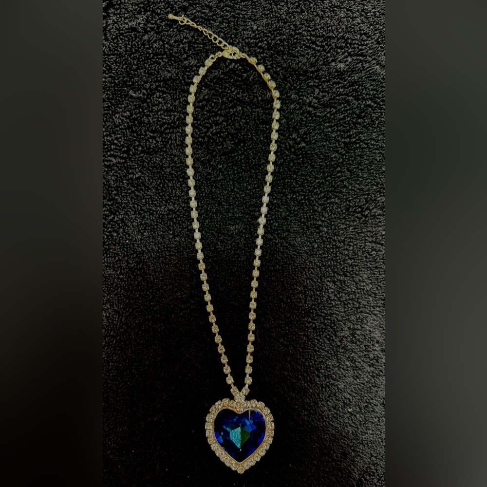 Swarovski Crystal Heart of the Ocean necklace